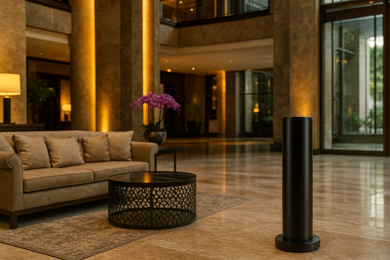 Premium lounge with Aromla wall unit